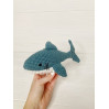 Teal shark toy