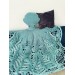 Teal octosnug blanket