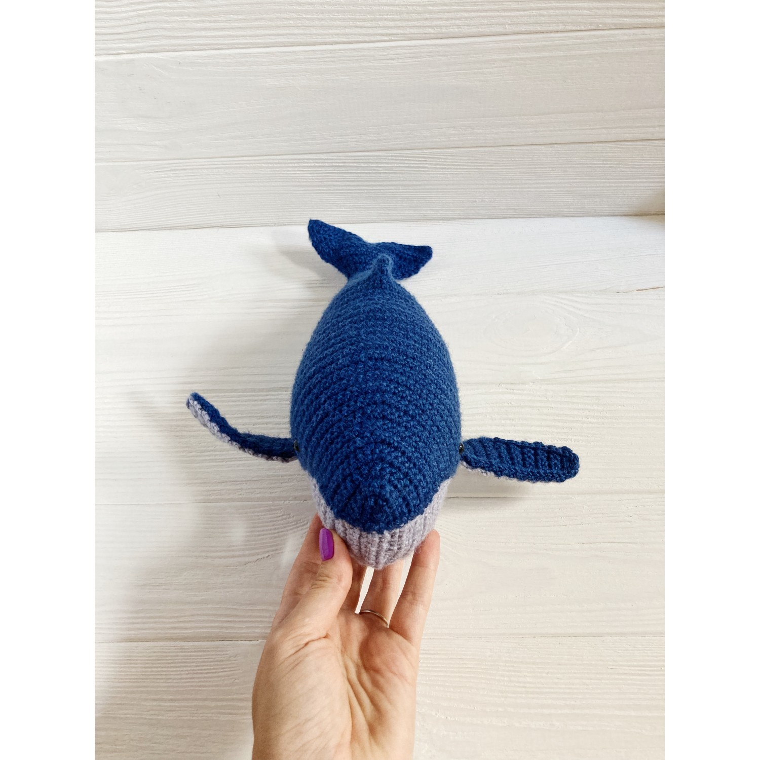 Amigurumi sea creature, stuffed whale animal