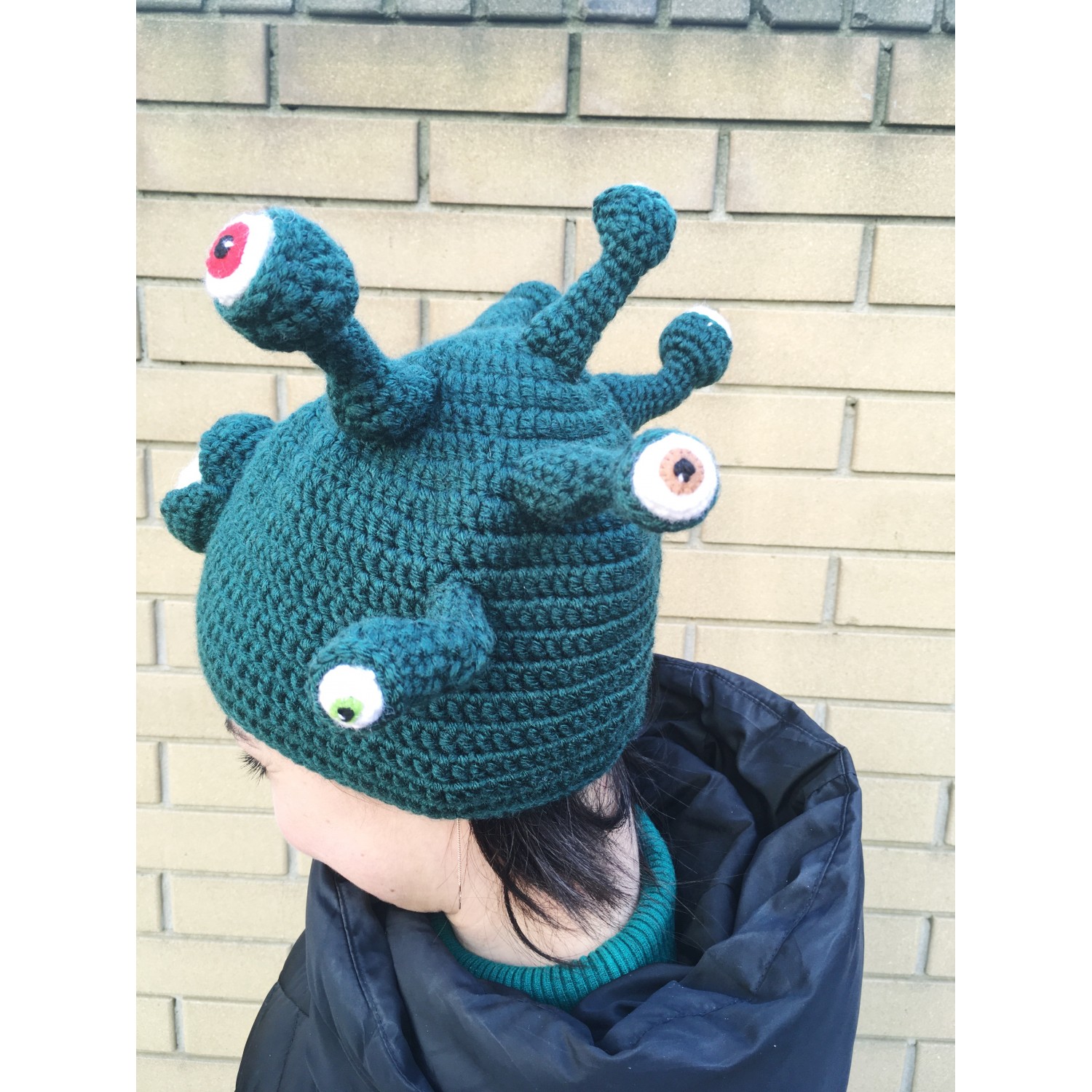 Hat with sale eyes